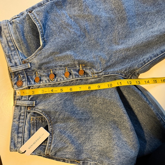 WeWoreWhat  'The Danielle' High Rise Vintage Straight Jeans NWT 28 - Picture 11 of 13